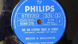 Secos & Molhados - Que Fim Levaram Todas as Flores / Última Lágrima (1978 compacto / vinyl rip)