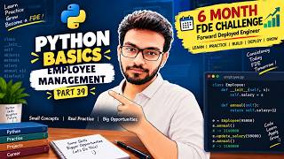 Information 🔥 FDE Journey 39 — Python OOPS advanced excercise.. !! Guide