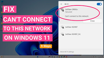 Fix WiFi "Can
