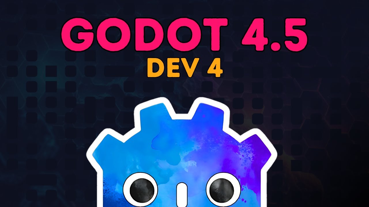 Godot 4.5 dev 4 just released... Here's the rundown! - YouTube