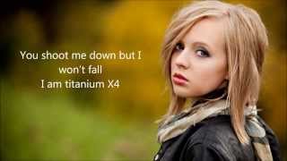 Video thumbnail of "Titanium - David Guetta feat Sia by Madilyn Bailey Lyrics"