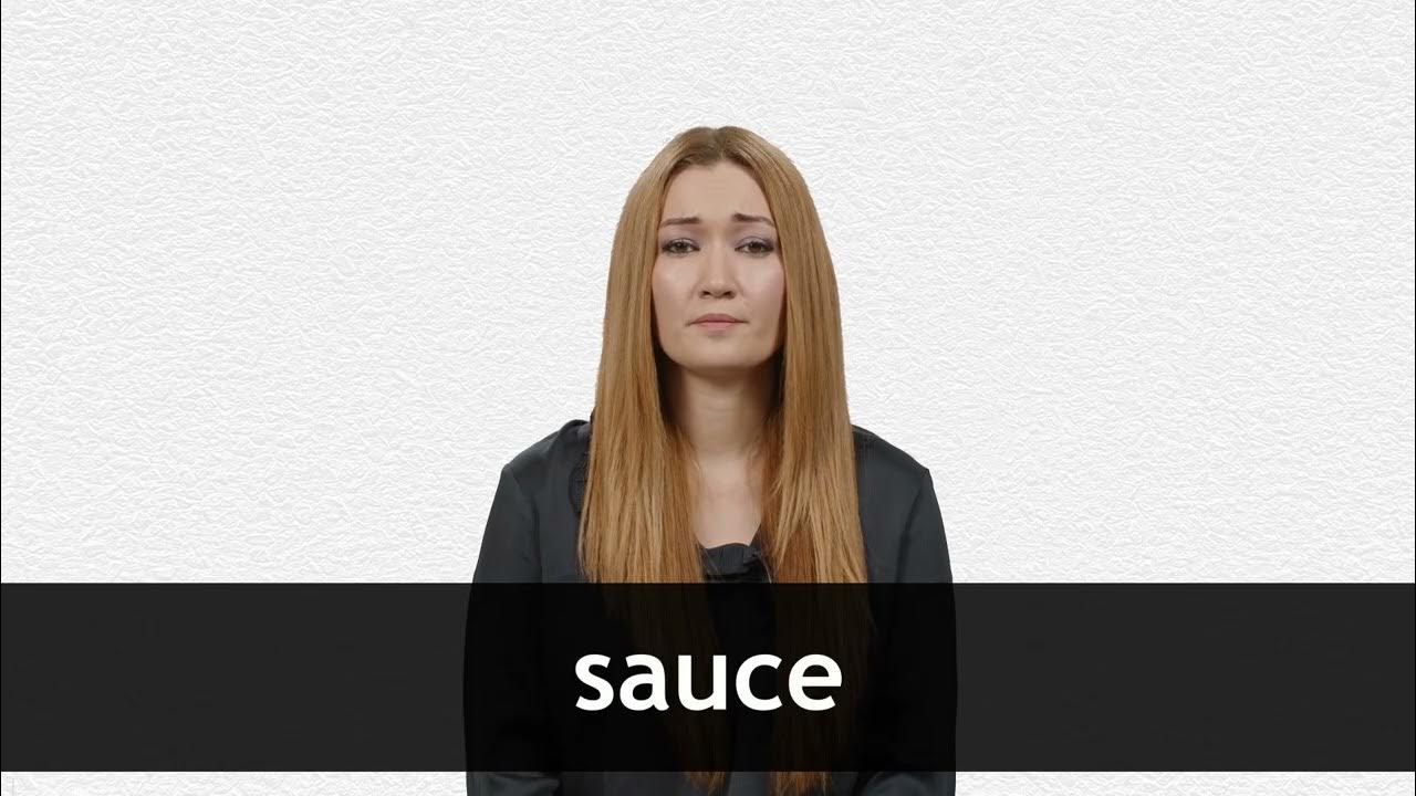 How to pronounce SAUCE in American English YouTube