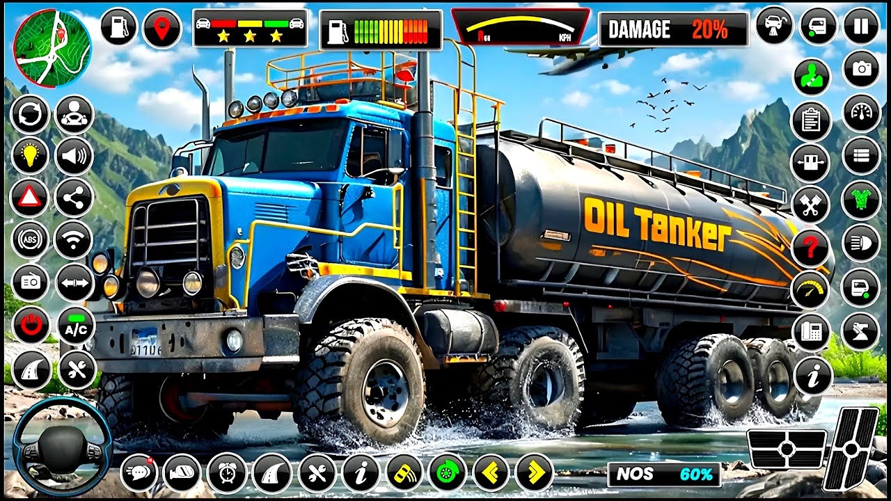 US Oil Tanker Truck Driving Simulator 3D - Heavy Cargo Transporter Truck Driver - Android GamePlay
