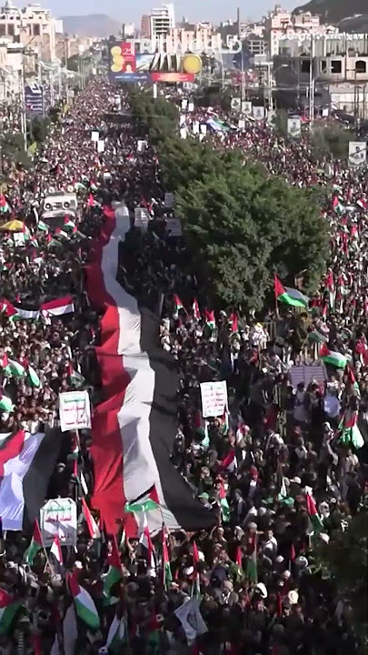 Tens of thousands demonstrate in Yemen in solidarity with Palestine