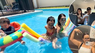 24 HORAS com as MINHAS sobrinhas NA minha CASA em SP: FÉRIAS, piscina, CALOR e diversão