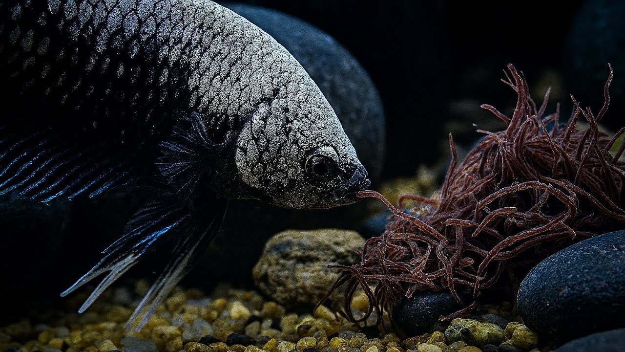 Creando un Paraíso Subacuático: Ecosistema Perfecto Para Pez Betta Black Dragon. 🪱🐠🫧🚨