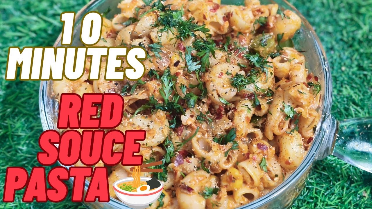Red Sauce Pasta Recipe in 10 Minutes | Easy Pasta Recipe at Home #pastalover #food #cooking #foryou 