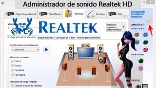 Administrador de sonido Realtek Driver w7/8/8.1/10 X32 X64 bits