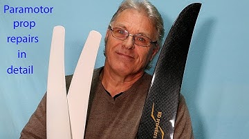 Fly Portugal - Paramotor prop repair in detail part 1