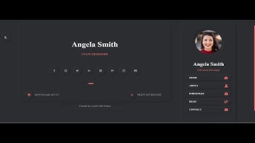 #2.Neumorphism personal portfolio website with dark and light theme
