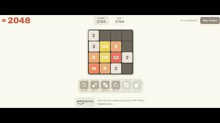 2048 Plus [play2048.co](Browser games). Score: 3 584 (no powerups used). #2048 #puzzlegame #gameplay screenshot 5