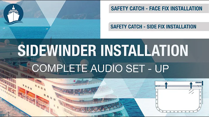 Solarglide Ship Blinds Sidewinder Audio Installation Guide with Side Fix and Face Fix Set - Up