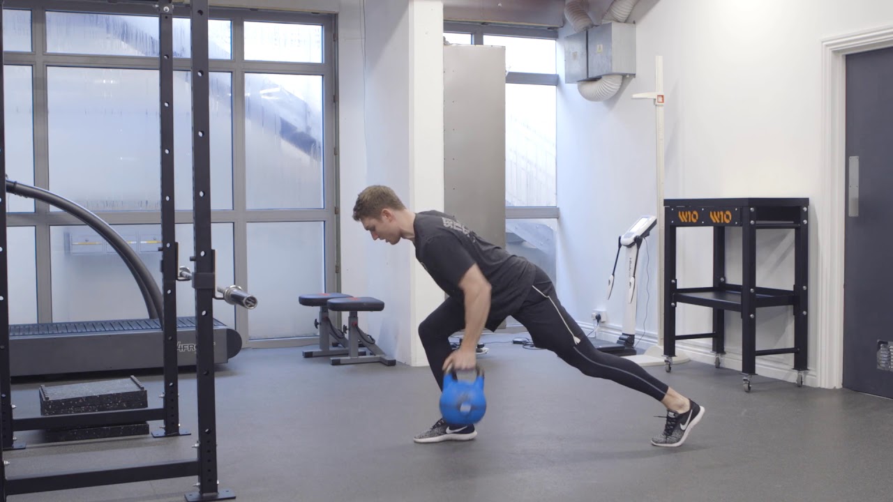 Kickstand Kettlebell Row YouTube