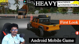 New Released Heavy Machines & Construction Mobile Game First Look Gameplay in Telugu screenshot 4