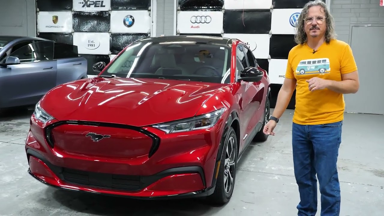 Car Paint Protection: 2023 Ford Mustang Mach-E with PPF