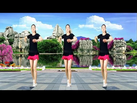 瘦身舞《一曲相送》愛上了草原的美，愛上了你的滋味，好聽又好看【紅豆廣場舞】瘦身舞一曲相送爱上了草原的美爱上了你的滋味好听又好看