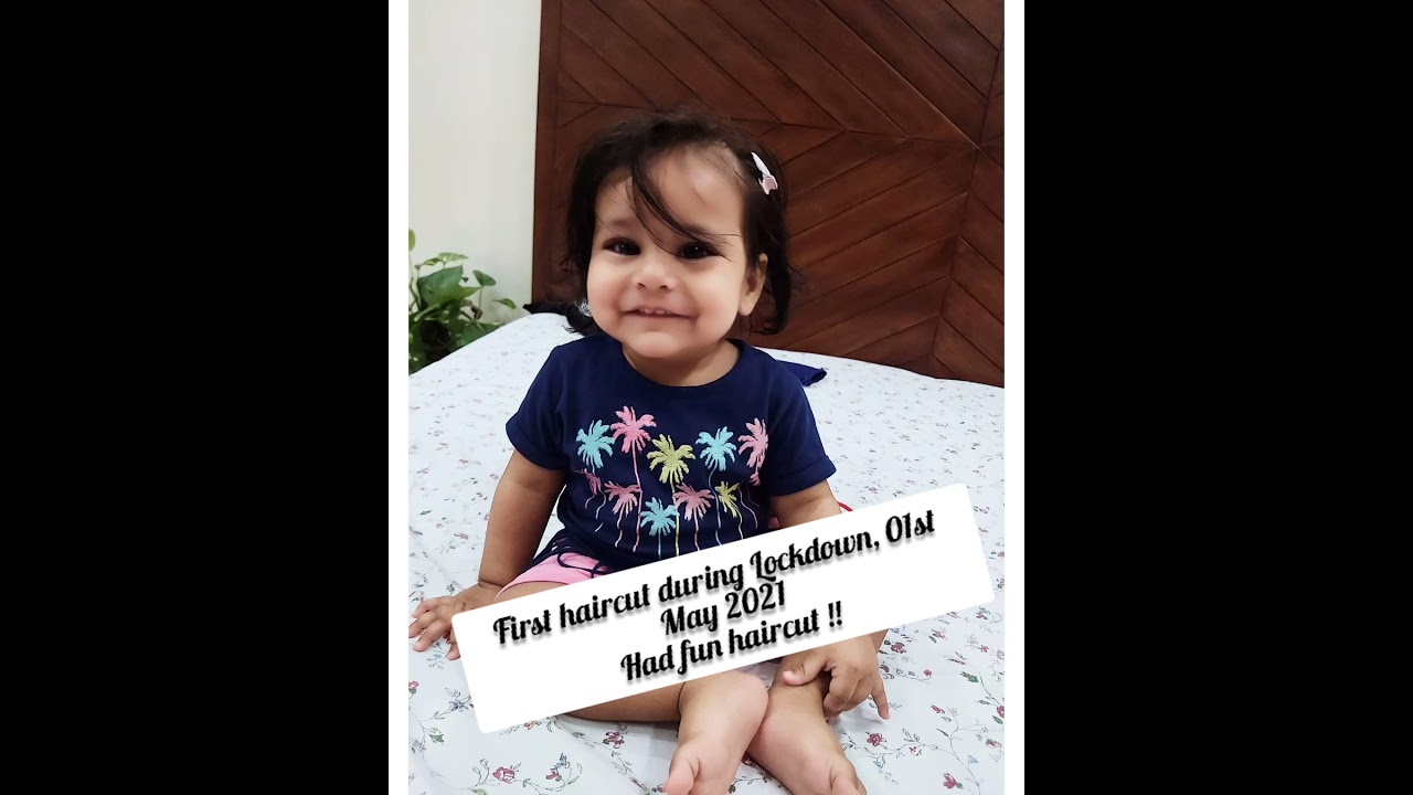 Baby haircut (Mundan) at home in Lockdown