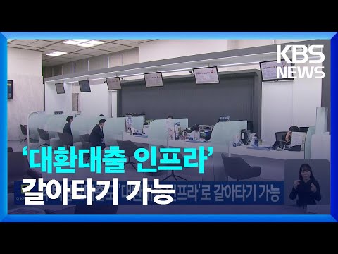 주택담보대출도 ‘<strong>대환대출</strong> 인프라’로 갈아타기 가능 / KBS  2023.12.31.