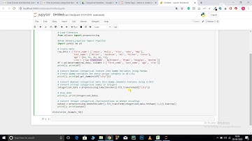 How to convert categorical variables into a numeric format in Python?