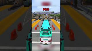 Noob vs Pro vs Hacker Ketika Masuk Pintu Tol | Bus Simulator Indonesia #bussid #shorts