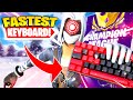 I Played Arena With The Worlds Fastest Keyboard! - Faster Than Apex Pro? (Fortnite Battle Royale)