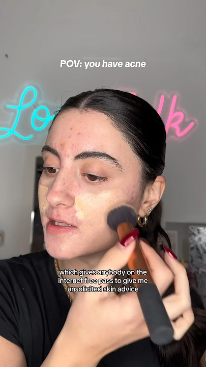 TESTING LUMINESS AIRBRUSH FOUNDATION ON ACNE/TEXTURED SKIN