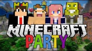 Minecraft Party Time with Friends | Mini games