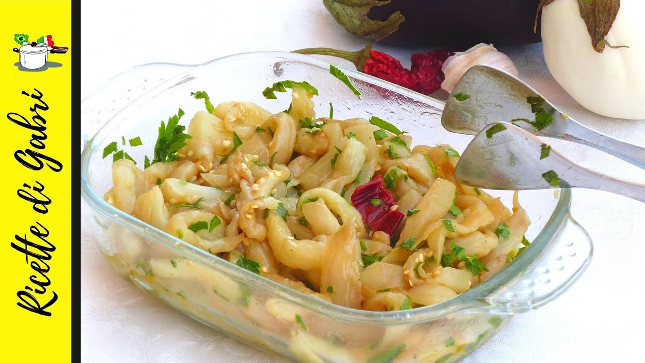 MELANZANE SOTT'OLIO FATTE IN CASA Ricetta semplice- RICETTE DI GABRI