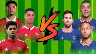 Mnm Rsrmessi-Neymar-Mbappe Vs Ronaldo-Sancho-Rashford