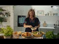 How to make angela hartnetts recipe for roasted rose harissa chicken flatbreads and a green salad