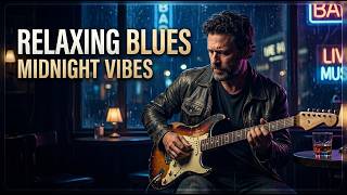 Night Blues Guitar Playlist for Silent Forest Trails Beneath the Full Moon with Warm Blues Harmony