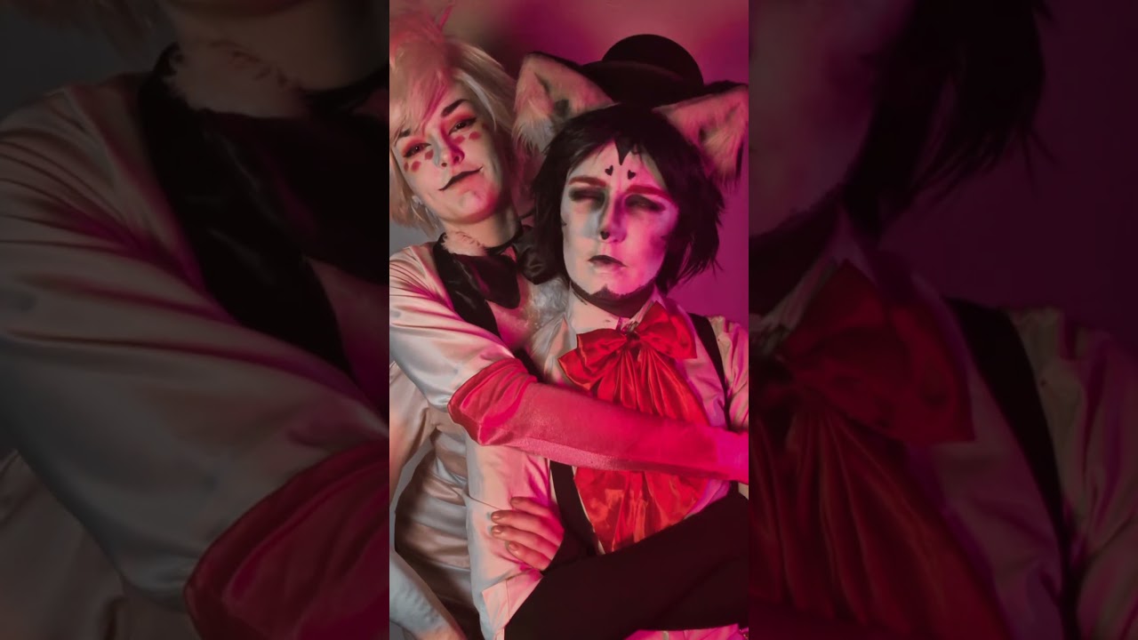 😉Husker doesn't feel secure🤣 Hazbin Hotel in Real Life #shorts