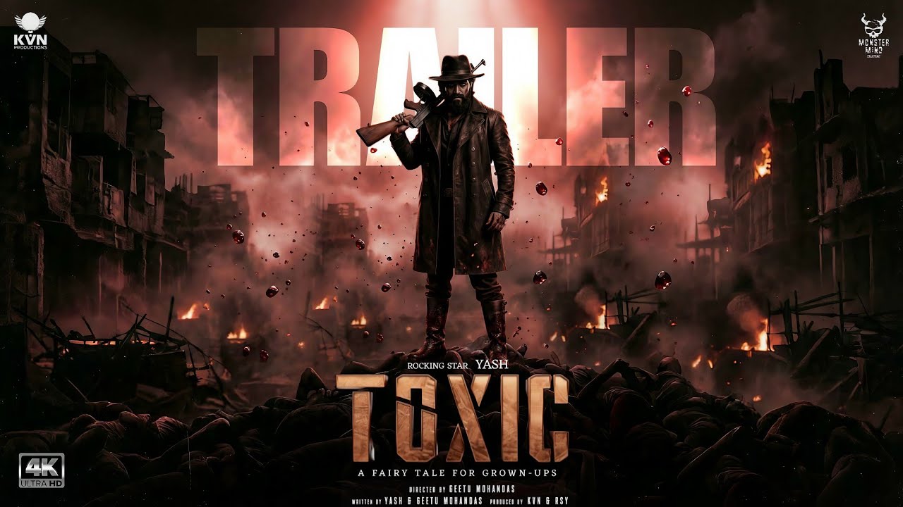 TOXIC - Official Trailer | Rocking Star Yash |  Geetu Mohandas | KVN | Update