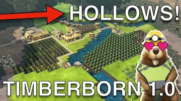 Starting a NEW Timberborn 1.0 Colony on the HOLLOWS Map