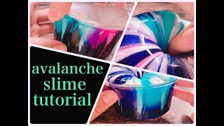 【⚠️音量注意】SNS映えするクールなスライムの作り方【avalanche slime tutorial】