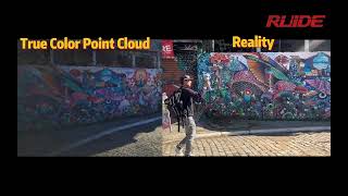 A 3D Digital Gallery Built with Colorized Point Clouds