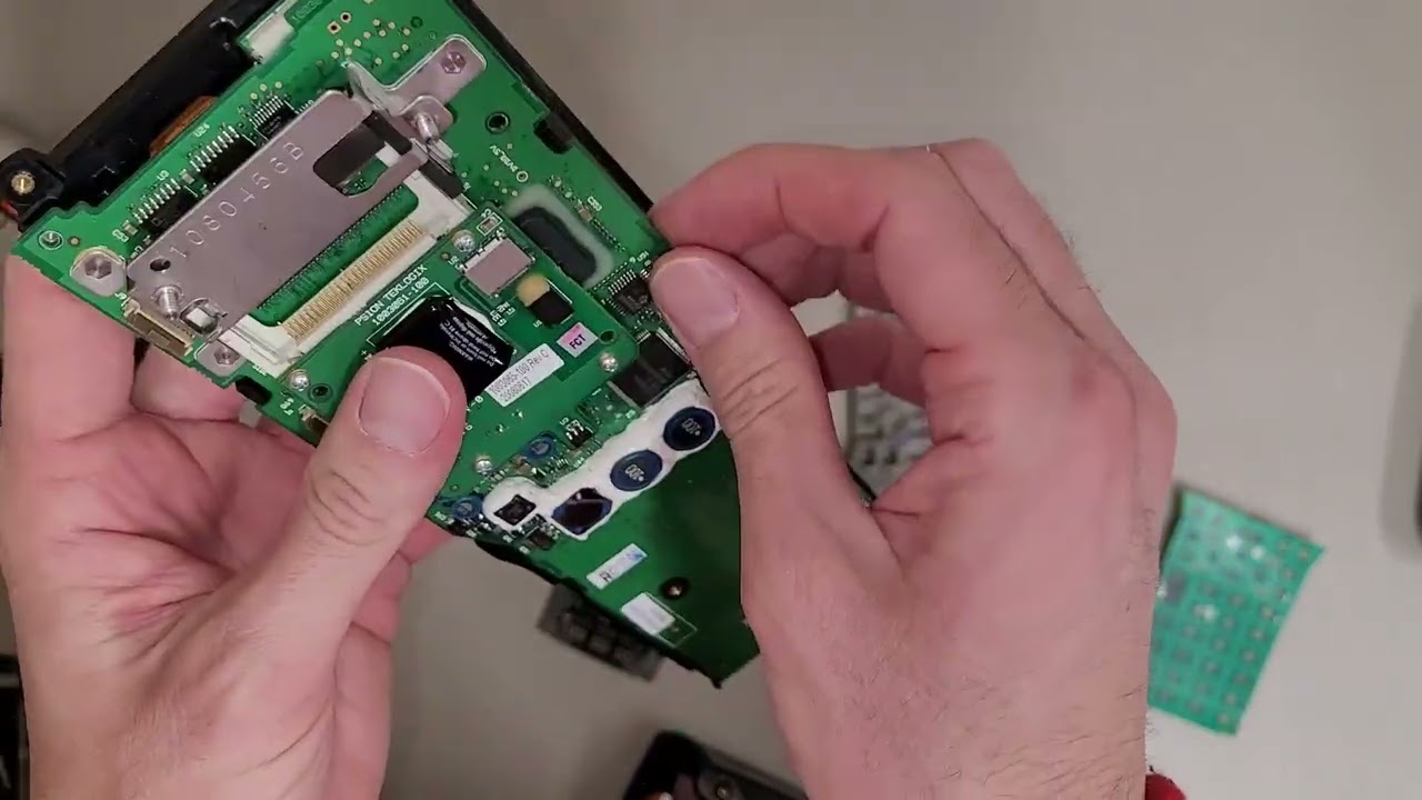 Psion Teklogix 7535 G2 handheld inventory tracker computer barcode scanner #teardown