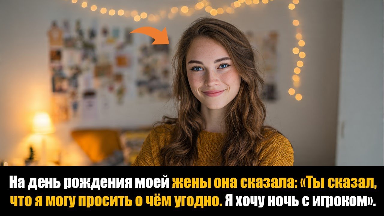 На день рождения моей жены она сказала: «Ты сказал, что я могу просить о чём угодно. Я хочу ночь с..