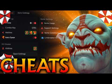 Huskar with cheats is too strong! Umbrella Dota 2