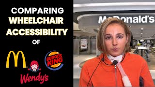 Comparing Wheelchair Accessibility of McDonald's, Wendy's, and Burger King