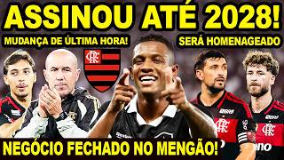 NEGÓCIO FECHADO! FLAMENGO ASSINA COM JOGADOR ATÉ 2028! MUDANÇA NO FUTURO DE LUIZ HENRIQUE! E+