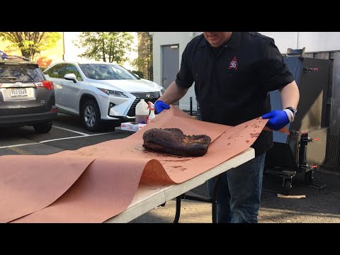 Smoked Brisket Part 4: Wrapping In Butcher Paper