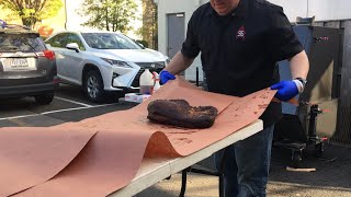 Smoked Brisket Part 4: Wrapping In Butcher Paper