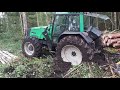 Valtra in forest