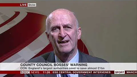 Cllr Philip Atkins talks to BBC News on county fun...