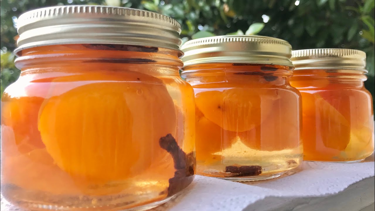 Duraznos/Albaricoque en Almíbar/ Método de preservación ( Canning Peaches )
