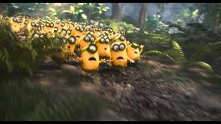 Minions [2015] - Minions and their Dinosaur Boss.