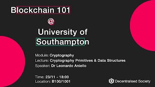 Blockchain 101 - Cryptography Primitives & Data Structures