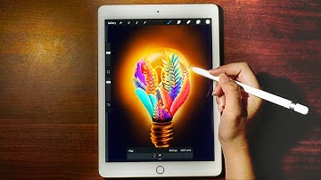 Procreate Animation - Magical Light Bulb