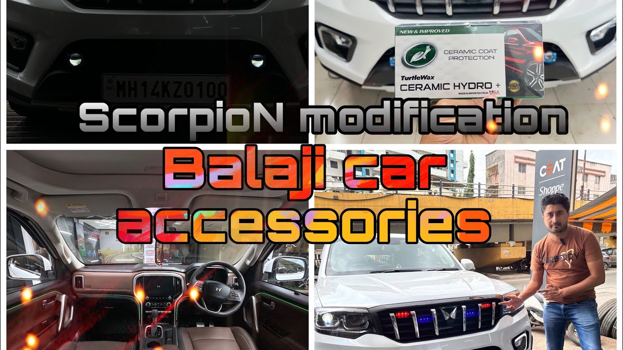 🔥🚗MAHINDRA SCORPION MODIFIED 🚦AT BALAJI CAR ACCESSORIES PUNE CHINCHWAD